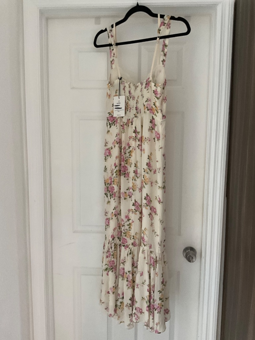 🔥 NWT Reformation Irisa Floral Flounce Maxi Dress. Size 2 - Picture 6 of 8